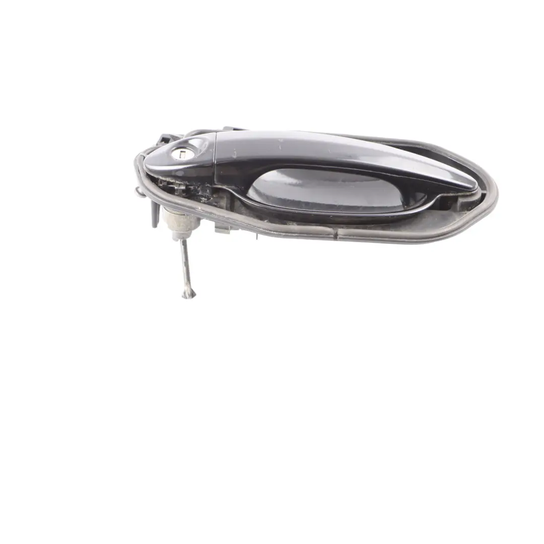 BMW 5 Series E60 E61 Complete Grab Door Handle Front Right O/S Black Sapphire - SKU rhd-7034469-BS - Part number 7034452