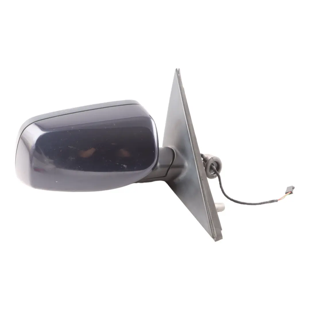 Wing Mirror BMW E60 E61 Auto Dip Power Fold Right O/S Monacoblau Blue - A35 to with Part number 7189612 Wing Mirror BMW E60 E61 Auto Dip Power Fold Right O/S Monacoblau Blue - A35 - SKU rhd-7189612-MB - Part number 7189612