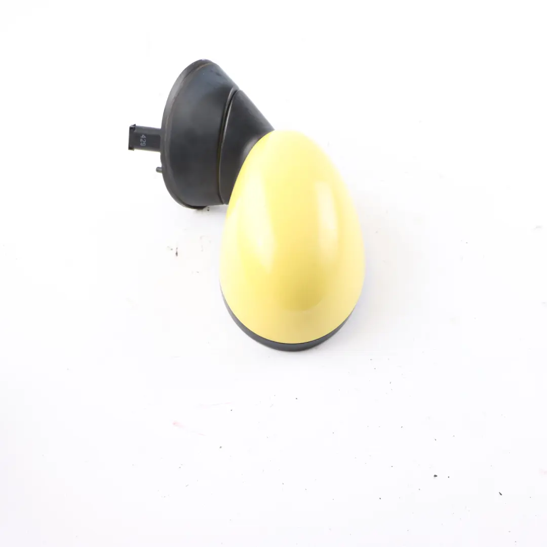 Wing Mirror Outside Left Door N/S Liquid Yellow 902 to Mini R50 R53 with Part number 7192471 Mini R50 R53 Wing Mirror Outside Left Door N/S Liquid Yellow 902 - SKU rhd-7192471-YEL - Part number 7192471