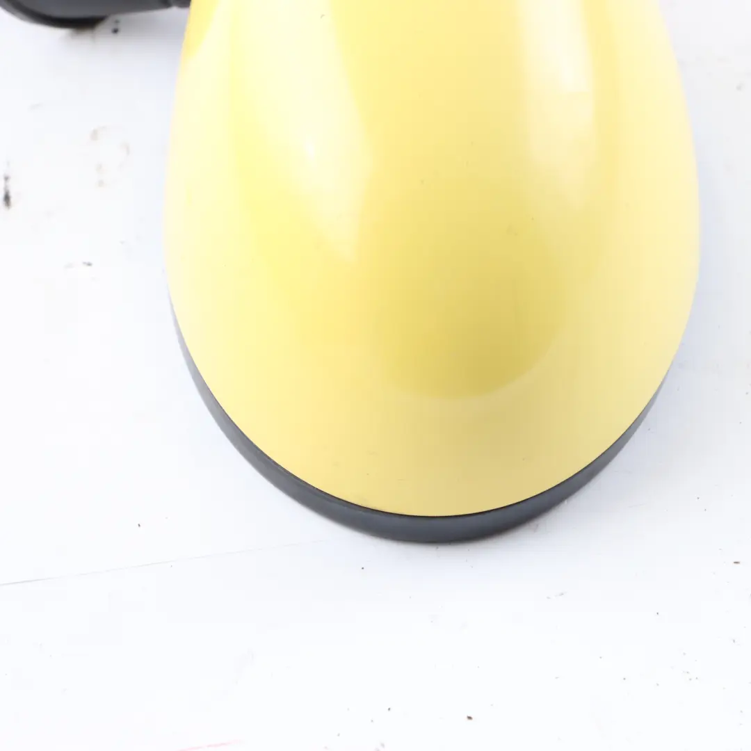 Wing Mirror Outside Left Door N/S Liquid Yellow 902 to Mini R50 R53 with Part number 7192471 Mini R50 R53 Wing Mirror Outside Left Door N/S Liquid Yellow 902 - SKU rhd-7192471-YEL - Part number 7192471