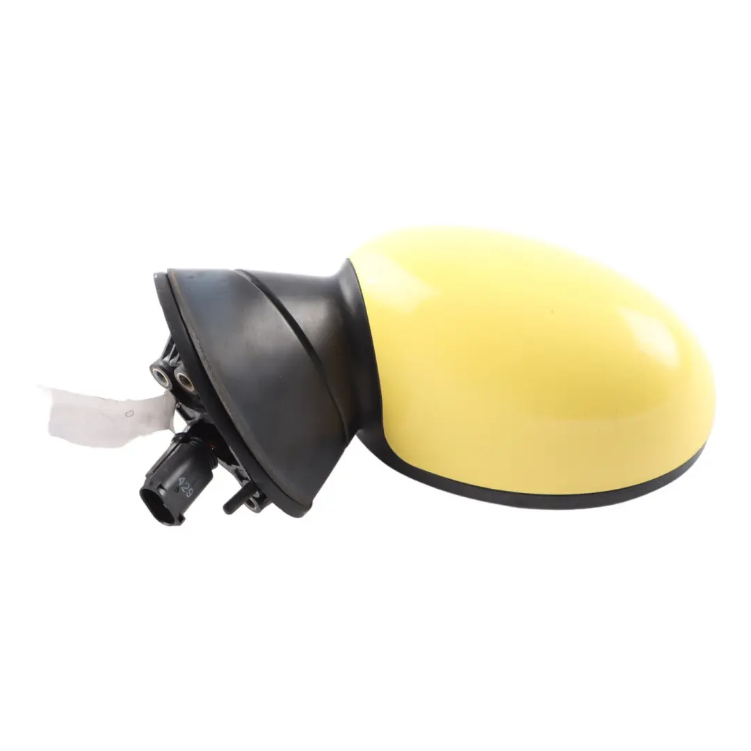 Wing Mirror Outside Left Door N/S Liquid Yellow 902 to Mini R50 R53 with Part number 7192471 Mini R50 R53 Wing Mirror Outside Left Door N/S Liquid Yellow 902 - SKU rhd-7192471-YEL - Part number 7192471