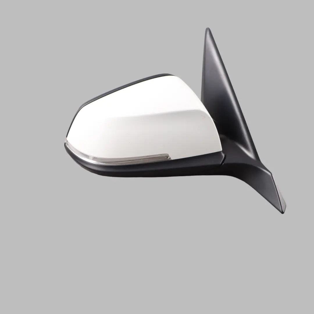 BMW F20 F20N LCI Heated Right Wing Mirror O/S Alpinweiss White 300 - SKU rhd-7242704-AW3 - Part number 7242704
