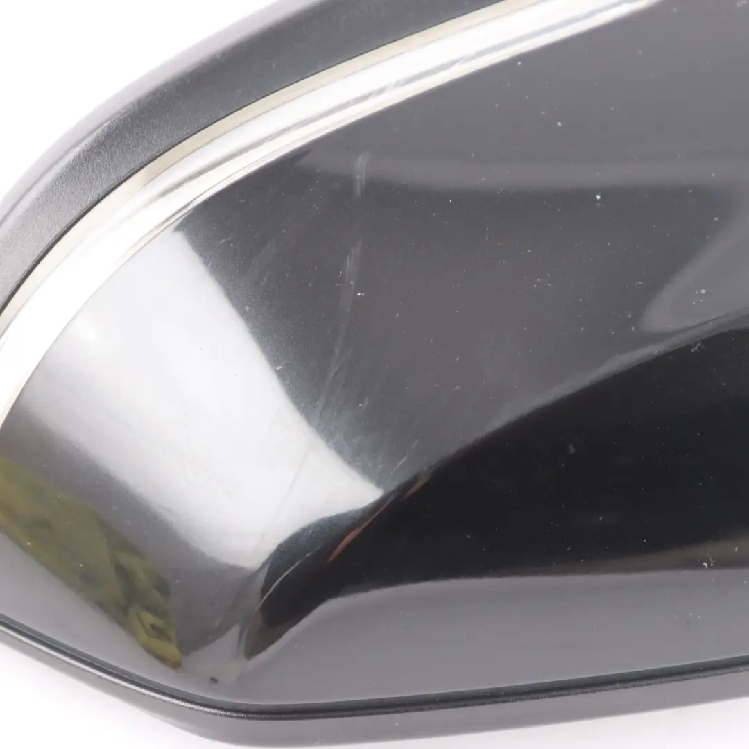  Wing Mirror BMW F30 F31 Heated Auto Dip Left N/S Black Sapphire - 475 - SKU rhd-7245137-BS - Part number 7245137