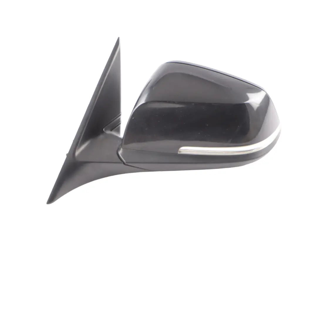  Wing Mirror BMW F30 F31 Heated Auto Dip Left N/S Black Sapphire - 475 - SKU rhd-7245137-BS - Part number 7245137