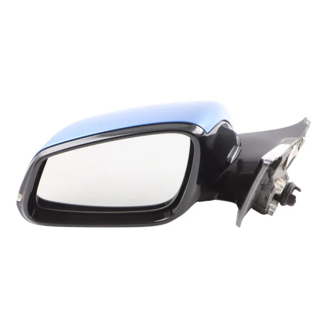 BMW F21 F22 Wing Mirror Left N/S Door High Gloss Estorilblau Blue B45 - SKU rhd-7268599-EB1 - Part number 7268599