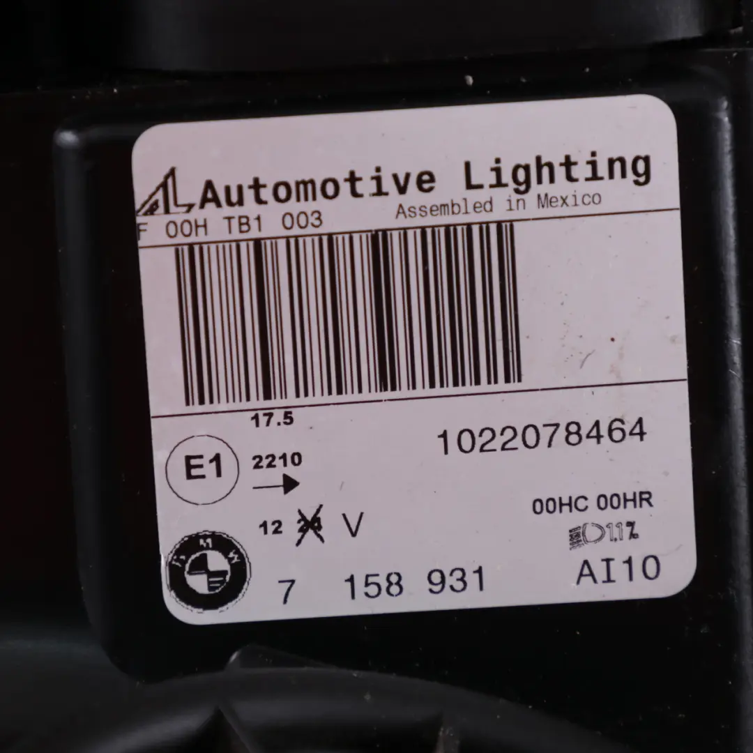 Headlamp Headlight Front Left N/S Light Lamp 7158931 to BMW X5 E70 with Part number 7278047 BMW X5 E70 Headlamp Headlight Front Left N/S Light Lamp 7158931 - SKU rhd-7278047-1 - Part number 7278047