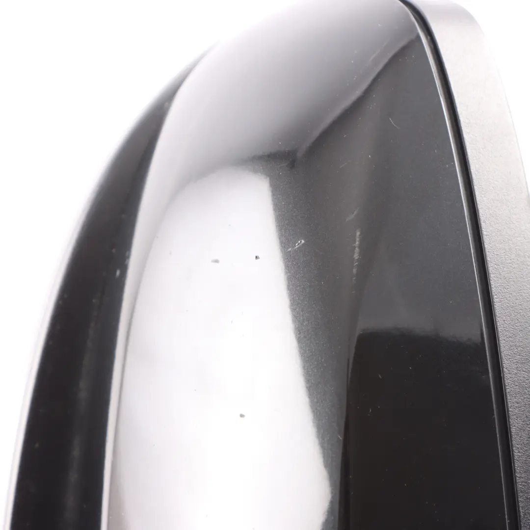 BMW X5 E70 Wing Mirror Heated Outside Right O/S Memory Black Sapphire - 475 - SKU rhd-7282734-BS3 - Part number 7282734