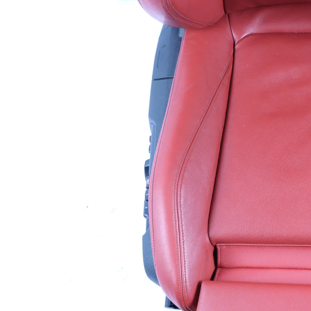 Front Seat BMW F32 Coupe Right O/S Sport Heated Leather Dakota Korall Red Memory to with Part number 7319598 Front Seat BMW F32 Coupe Right O/S Sport Heated Leather Dakota Korall Red Memory - SKU rhd-7319598-1 - Part number 7319598
