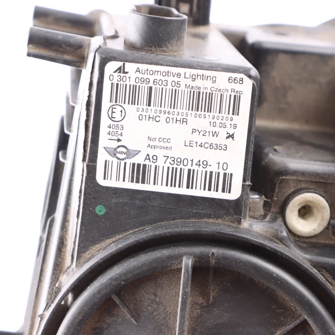 Headlight Front Lamp Left N/S Bumper Halogen Passenger Side to Mini F60 with Part number 7390149 Mini F60 Headlight Front Lamp Left N/S Bumper Halogen Passenger Side - SKU rhd-7390149-1 - Part number 7390149