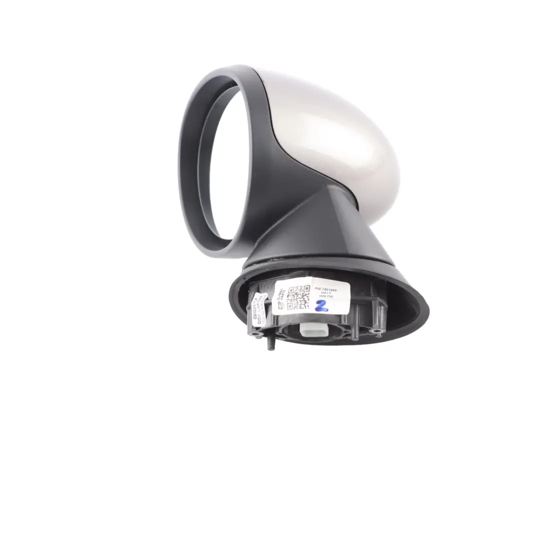 Wing Mirror Mini Cooper F56 F55 F57 Left N/S Heated Melting Silver Metallic C2K to with Part number 7401089 Wing Mirror Mini Cooper F56 F55 F57 Left N/S Heated Melting Silver Metallic C2K - SKU rhd-7401089-MELT - Part number 7401089