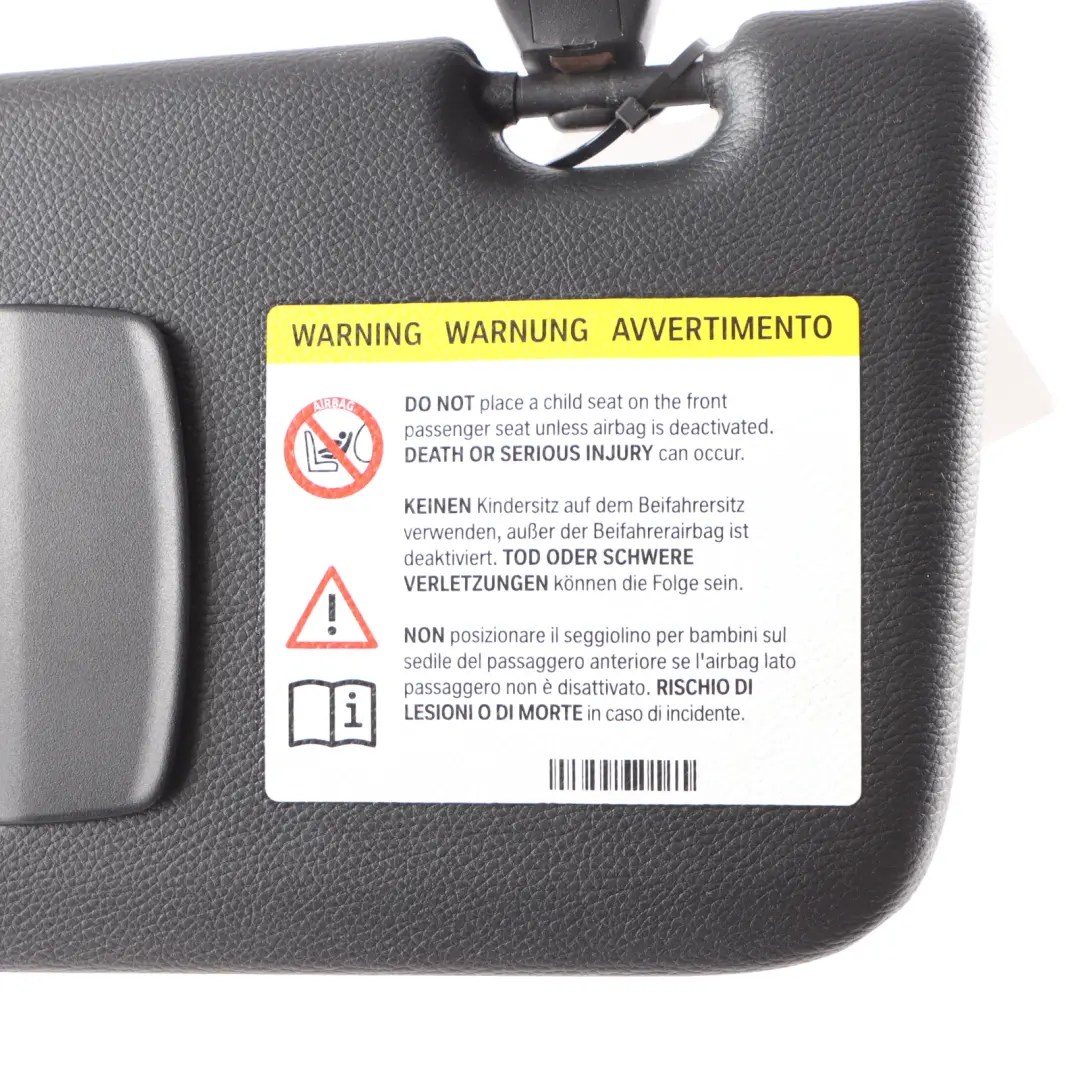  Sun Visor BMW X3 F25 X4 F26 Mirror Sunvisor Left N/S Trim Panel Black - SKU rhd-7403561-1 - Part number 7403561
