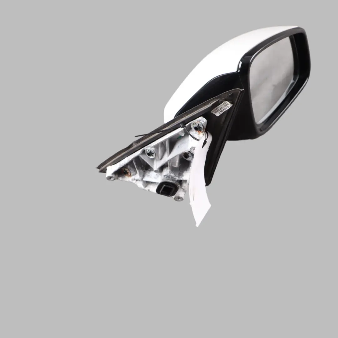 BMW X1 F48 Door Wing Mirror View Right O/S Shadow Line Mineral White A96 - SKU rhd-7459808-MW - Part number 7459808