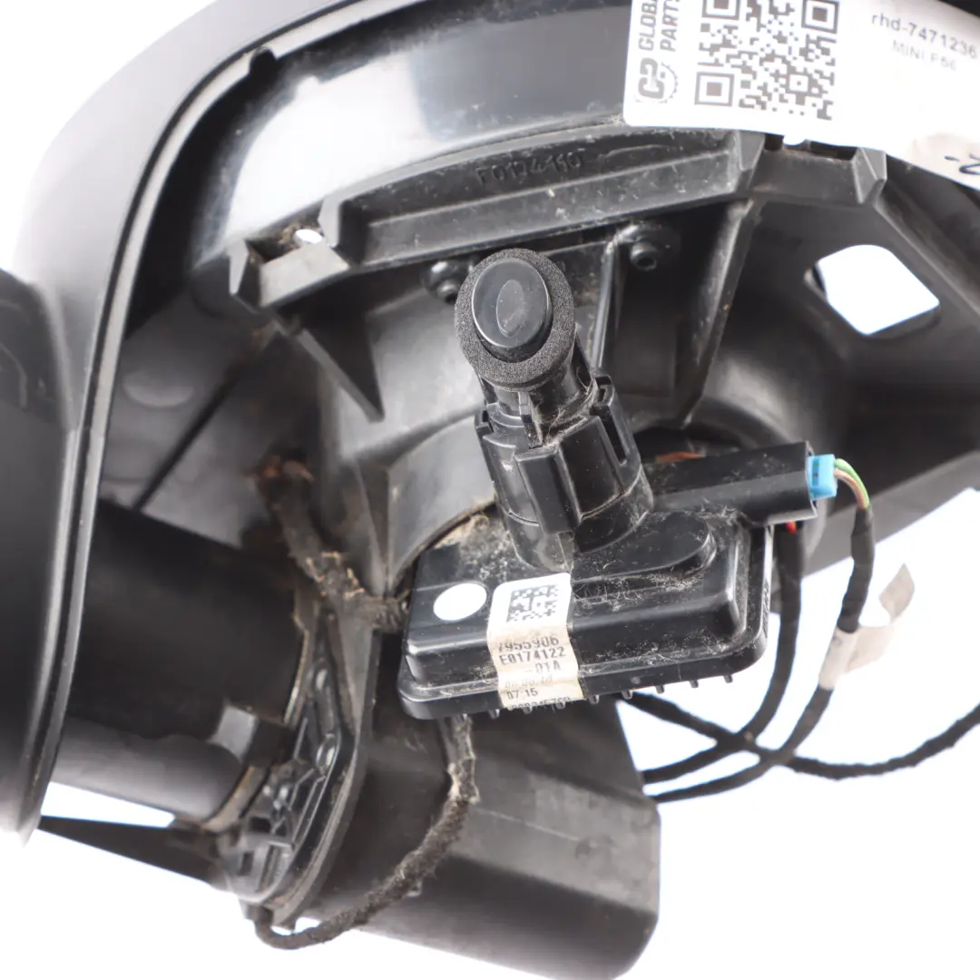  Wing Mirror Mini F56 F55 F57 Power Fold Heated Right O/S 3 Pins Outside Black - SKU rhd-7471236 - Part number 7471236