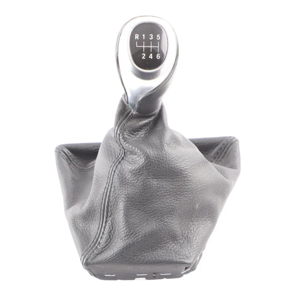 Shift Lever Knob Leather Gaiter Cover Perlglanz Chrome to BMW 5 F10 F11 Gear with Part number 7599517 BMW 5 F10 F11 Gear Shift Lever Knob Leather Gaiter Cover Perlglanz Chrome - SKU rhd-7599517 - Part number 7599517
