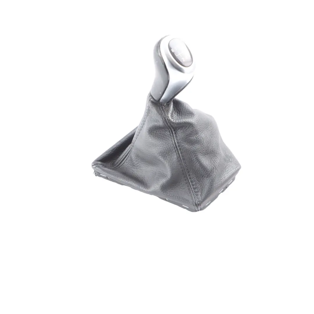 Shift Lever Knob Leather Gaiter Cover Perlglanz Chrome to BMW 5 F10 F11 Gear with Part number 7599517 BMW 5 F10 F11 Gear Shift Lever Knob Leather Gaiter Cover Perlglanz Chrome - SKU rhd-7599517 - Part number 7599517