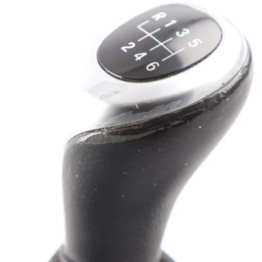 BMW 5 F10 F11 Gear Shift Lever Knob Leather Gaiter Cover Perlglanz Chrome - SKU rhd-7599517 - Part number 7599517