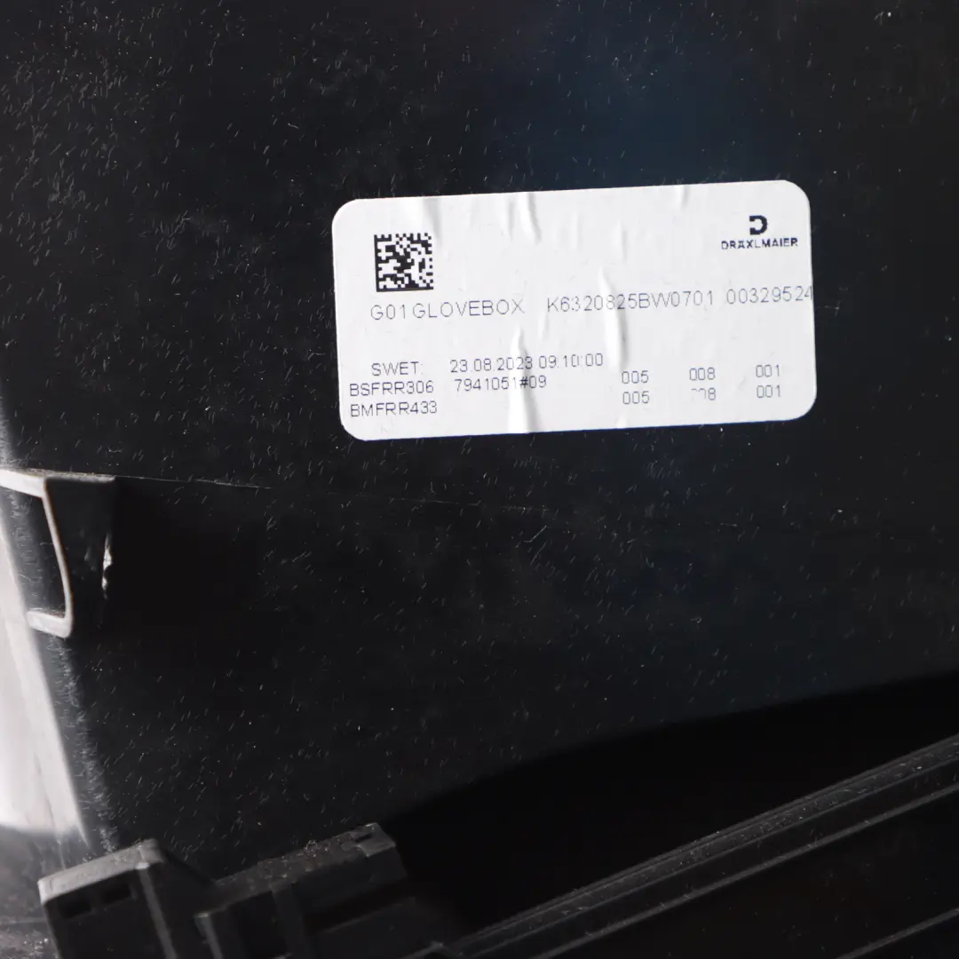 Glove Box BMW X4M F98 G02 X3 G01 Dashboard Left N/S Storage Box Black to with Part number 7941051 Glove Box BMW X4M F98 G02 X3 G01 Dashboard Left N/S Storage Box Black - SKU rhd-7941051-1 - Part number 7941051
