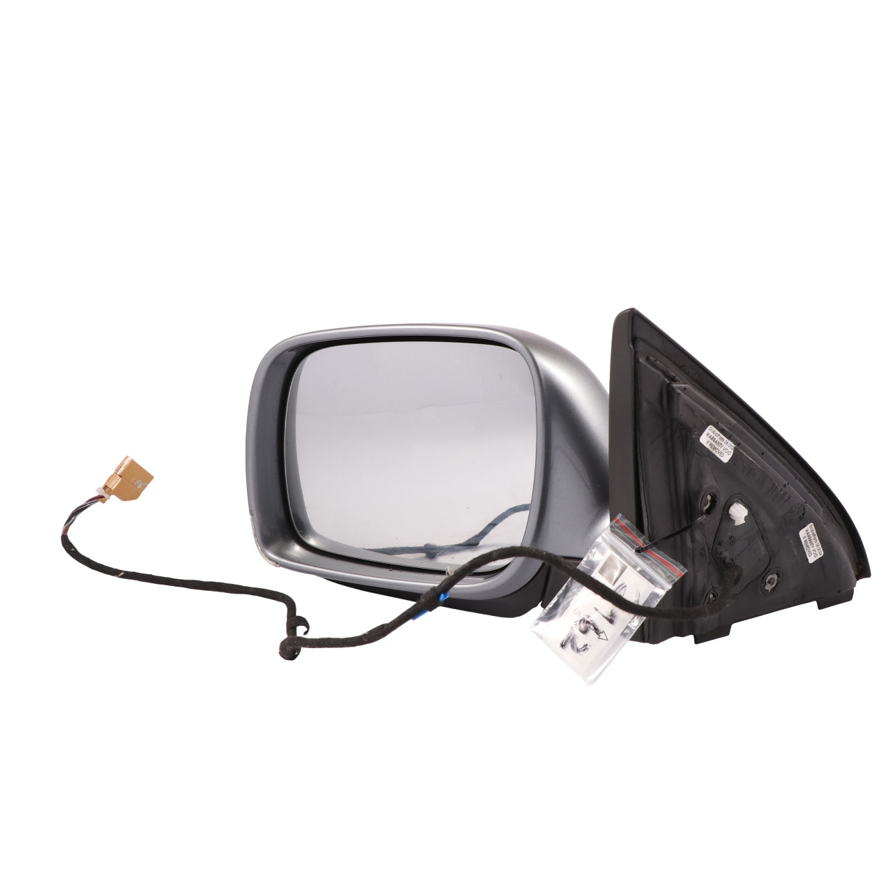 VW Volkswagen Touareg 7L Left N/S Door Mirror Wing Salt Lake Grey