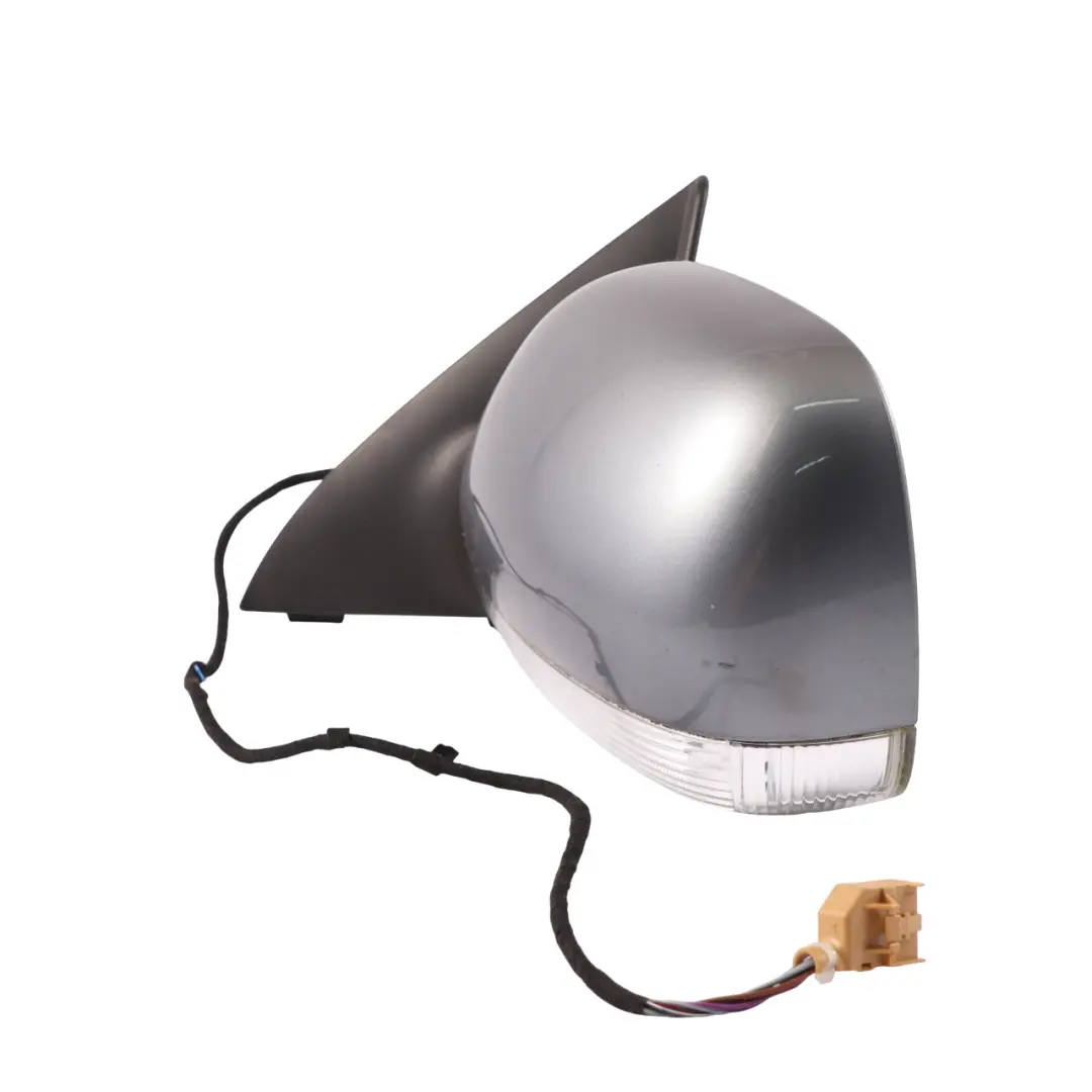 VW Volkswagen Touareg 7L Left N/S Door Mirror Wing Salt Lake Grey - D7Z L6857507 - SKU rhd-7L6857507-SAL - Part number 7L6857507