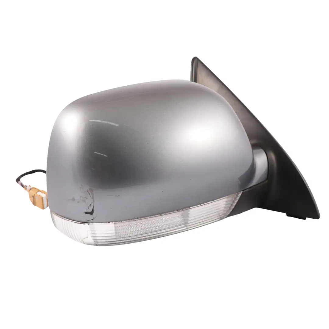 VW Touareg 7L Right O/S Heated Door Mirror Wing Salt Lake Grey - D7Z - SKU rhd-7L6857508DB-SAL - Part number 7L6857508DB