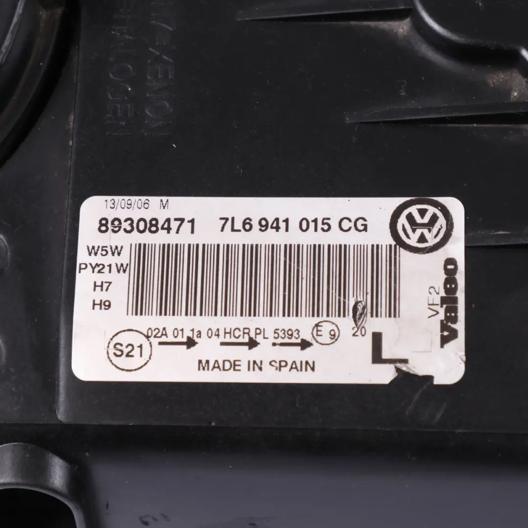 Volkswagen Touareg Headlight Headlamp Light Lamp Front Left N/S 7L6941015CG - SKU RHD-7L6941017BH - Part number 7L6941017BH