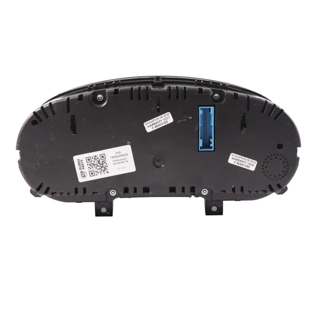 Mk2 7N Instrument Cluster Speedo Clocks Automatic to Volkswagen Sharan with Part number 7N0920960G Volkswagen Sharan Mk2 7N Instrument Cluster Speedo Clocks Automatic - SKU rhd-7N0920960G - Part number 7N0920960G
