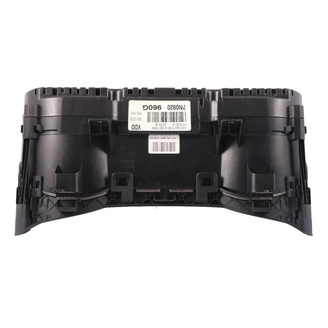 Mk2 7N Instrument Cluster Speedo Clocks Automatic to Volkswagen Sharan with Part number 7N0920960G Volkswagen Sharan Mk2 7N Instrument Cluster Speedo Clocks Automatic - SKU rhd-7N0920960G - Part number 7N0920960G