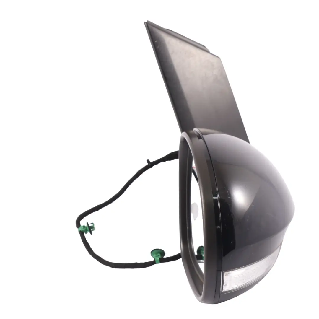 VW Volkswagen Sharan Mk2 7N Door Wing Mirror Right O/S Deep Black - C9X - SKU rhd-7N2857508C-DBL - Part number 7N2857508C-DBL