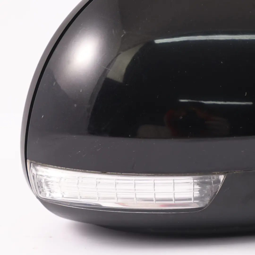VW Volkswagen Sharan Mk2 7N Door Wing Mirror Right O/S Deep Black - C9X - SKU rhd-7N2857508C-DBL - Part number 7N2857508C-DBL