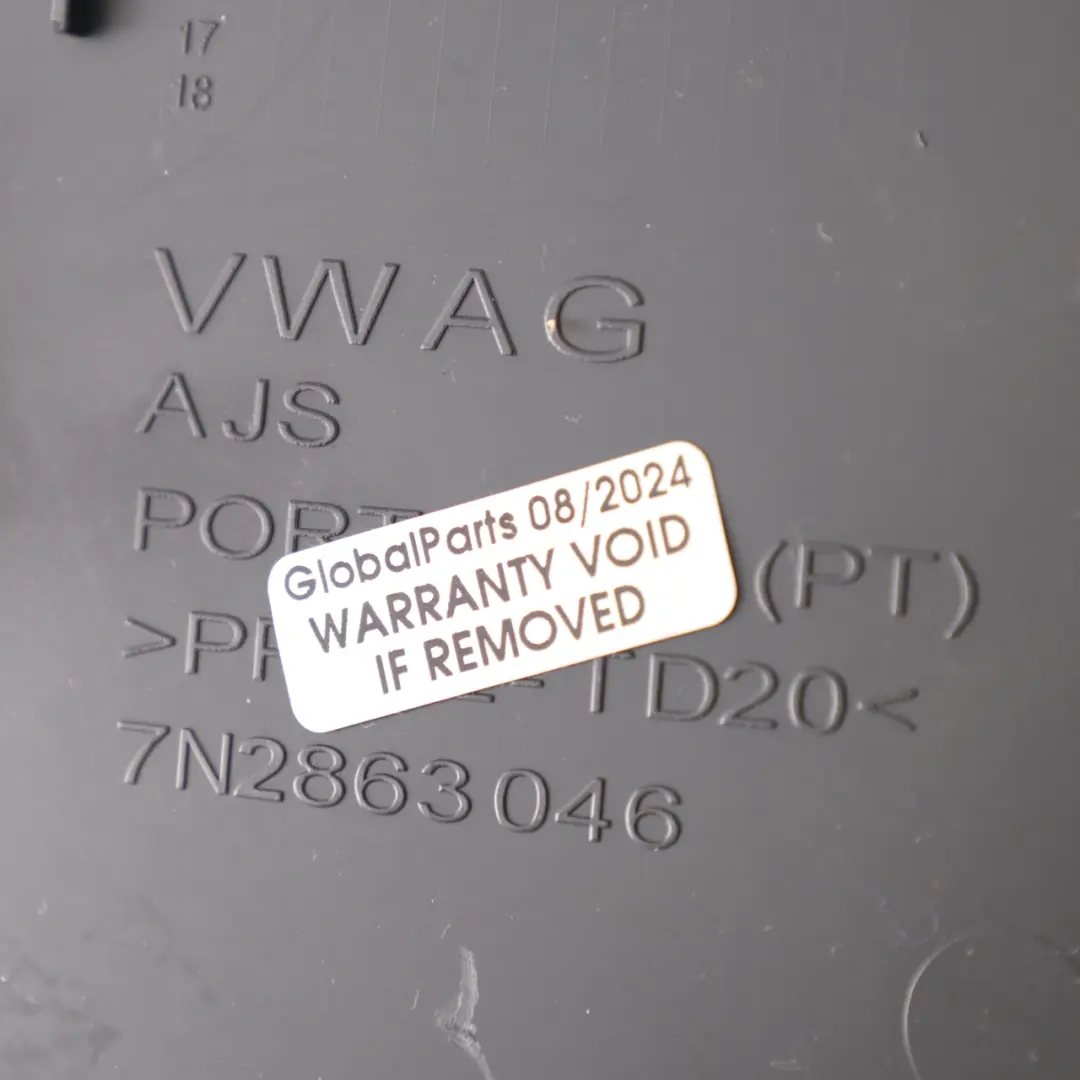 VW Volkswagen Sharan Mk2 7N Centre Console Trim Cover Panel Right O/S - SKU rhd-7N2863046 - Part number 7N2863046