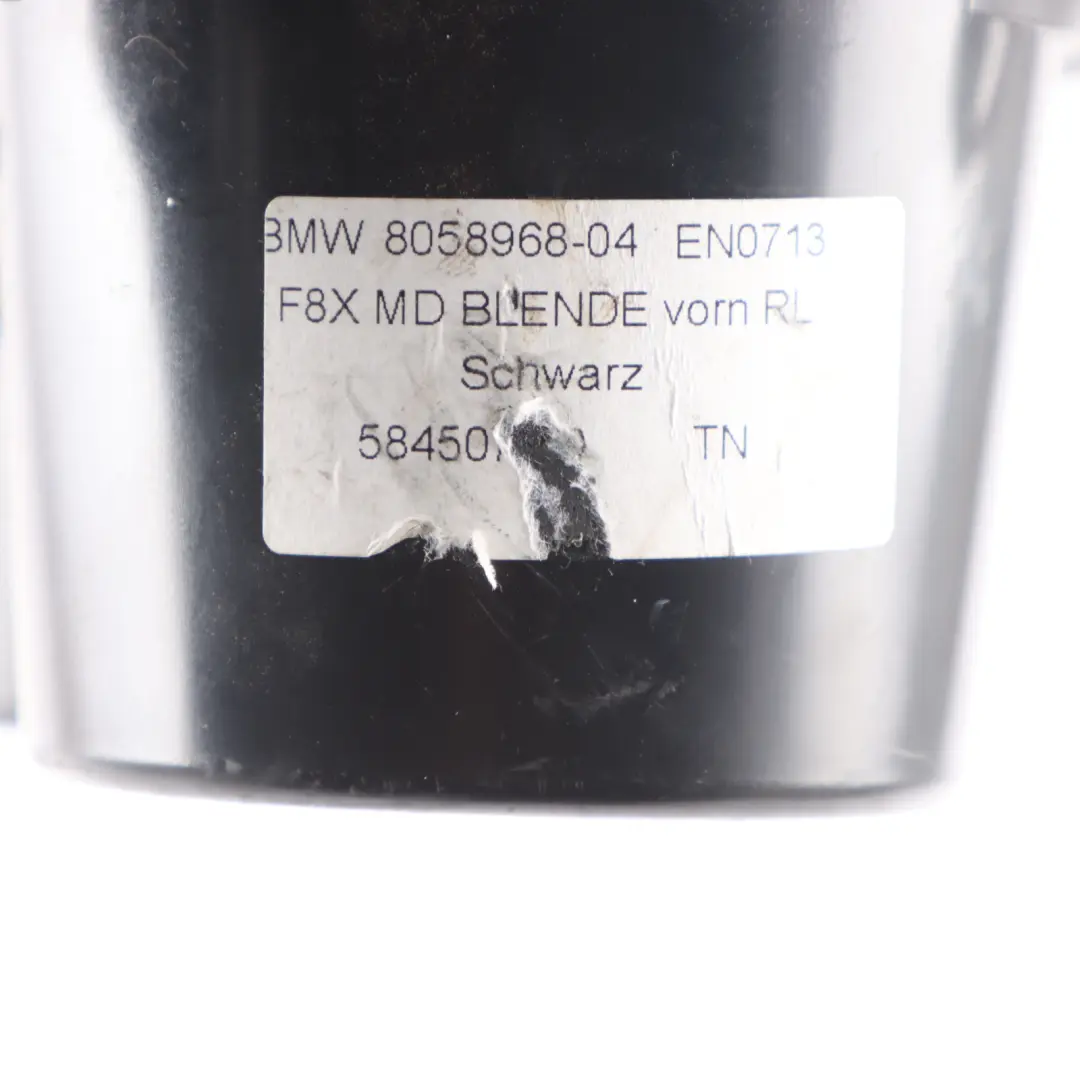 Holder BMW F80 M3 F82 M4 Leather Trim Cover Centre Console Ash Tray Black to Cup with Part number 8058968 Cup Holder BMW F80 M3 F82 M4 Leather Trim Cover Centre Console Ash Tray Black - SKU rhd-8058968-1 - Part number 8058968