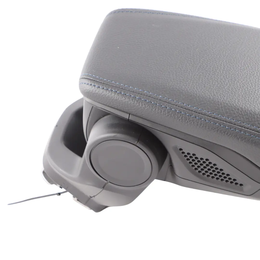 Arm Rest BMW F45 F46 X1 F48 Centre Console Armrest Cover Leather Black Blue to with Part number 8063812 Arm Rest BMW F45 F46 X1 F48 Centre Console Armrest Cover Leather Black Blue - SKU rhd-8063812 - Part number 8063812