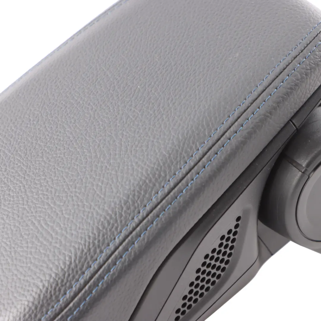 Arm Rest BMW F45 F46 X1 F48 Centre Console Armrest Cover Leather Black Blue to with Part number 8063812 Arm Rest BMW F45 F46 X1 F48 Centre Console Armrest Cover Leather Black Blue - SKU rhd-8063812 - Part number 8063812