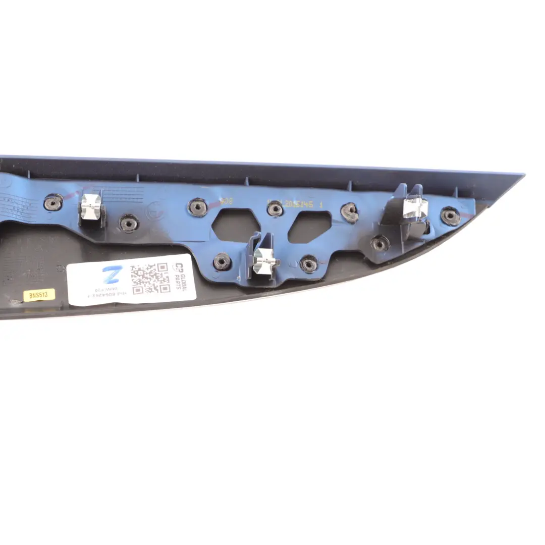  Dashboard Trim BMW F20 F21 F22 1 Panel Cover Passenger Hexagonal Blue Matt - SKU rhd-8064262-1 - Part number 8064262