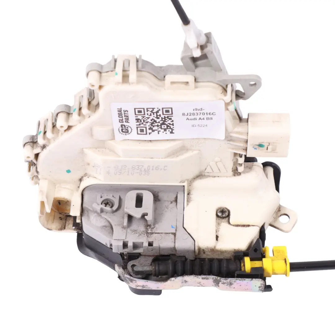 Front Door Right O/S Lock System Actuator Mechanism to Audi A4 B8 with Part number 8J2837016C Audi A4 B8 Front Door Right O/S Lock System Actuator Mechanism - SKU rhd-8J2837016C - Part number 8J2837016C