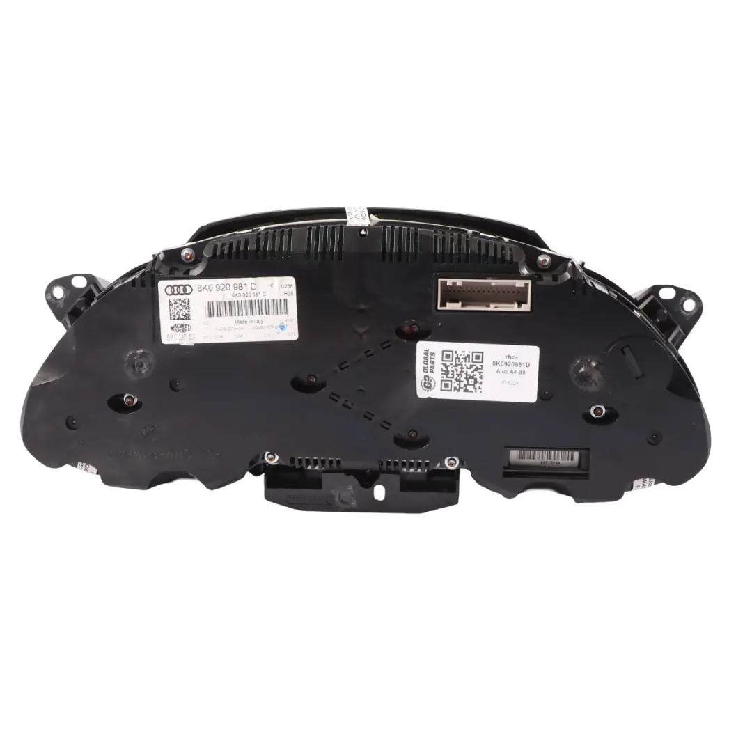 Audi A4 B8 2.0 TDI Diesel Insturment Cluster Clock Speed Meter Manual - SKU rhd-8K0920981D - Part number 8K0920981D