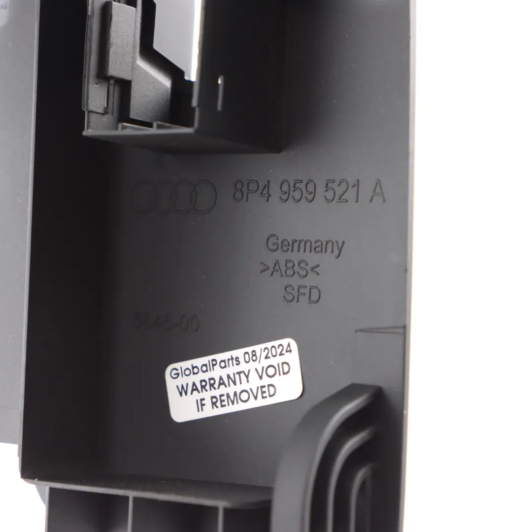 Switch Window Lifter Trim Cover Front Left N/S to Audi A3 8P with Part number 8P4959521A Audi A3 8P Switch Window Lifter Trim Cover Front Left N/S - SKU rhd-8P4959521A - Part number 8P4959521A