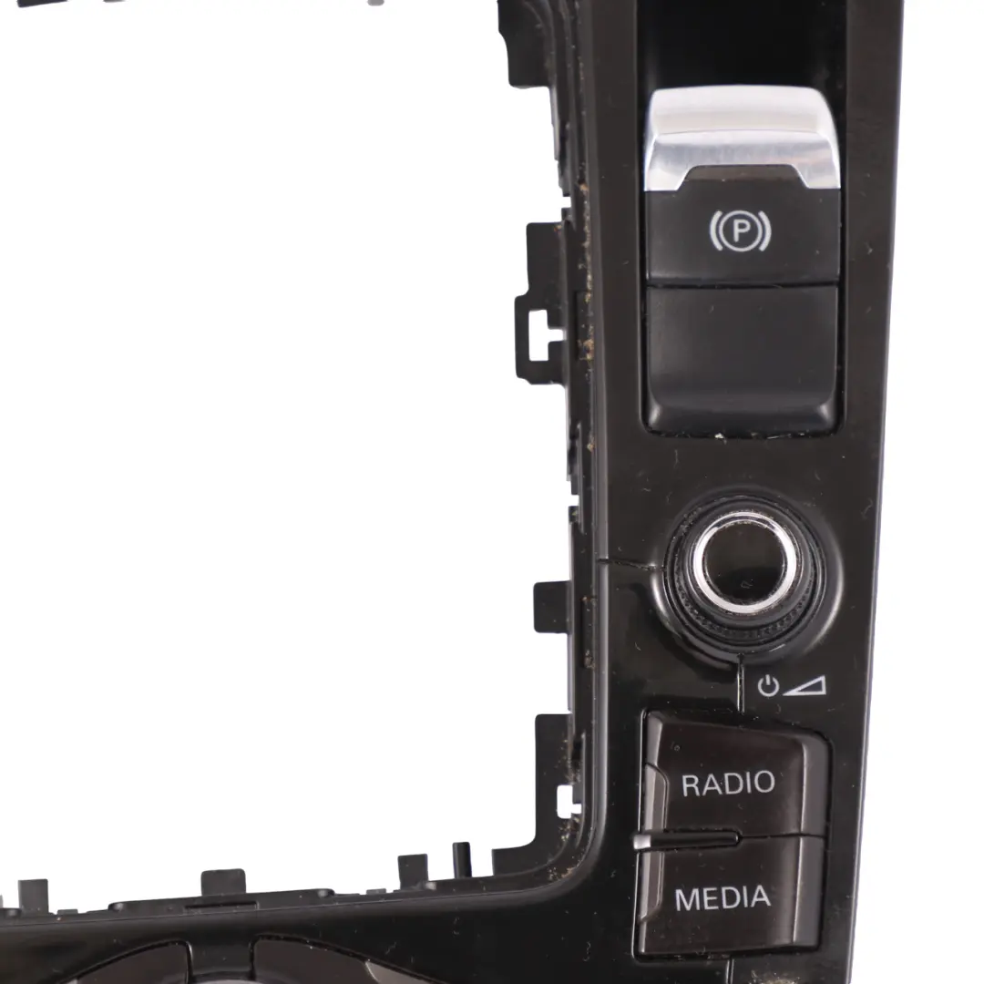 Sat Nav MMI Centre Console Cover Panel Switch Button Block to Audi A4 B8 with Part number 8T0919609F Audi A4 B8 Sat Nav MMI Centre Console Cover Panel Switch Button Block - SKU rhd-8T0919609F - Part number 8T0919609F