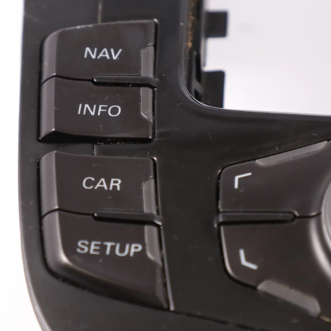 Sat Nav MMI Centre Console Cover Panel Switch Button Block to Audi A4 B8 with Part number 8T0919609F Audi A4 B8 Sat Nav MMI Centre Console Cover Panel Switch Button Block - SKU rhd-8T0919609F - Part number 8T0919609F