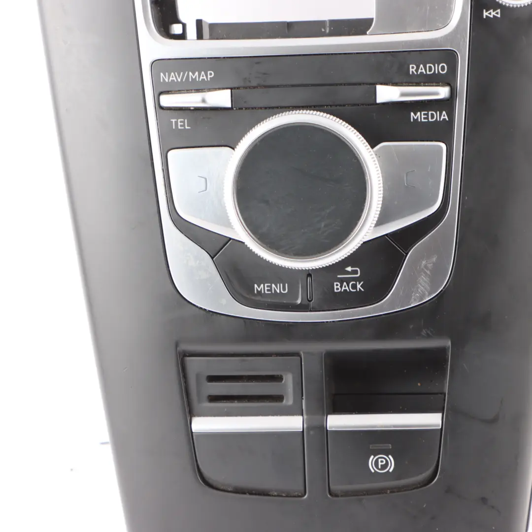 Media Sat Nav Controller Center Console Trim Cup Holder Automatic to Audi A3 S3 8V with Part number 8V0919614BJ Audi A3 S3 8V Media Sat Nav Controller Center Console Trim Cup Holder Automatic - SKU rhd-8V0919614BJ - Part number 8V0919614BJ