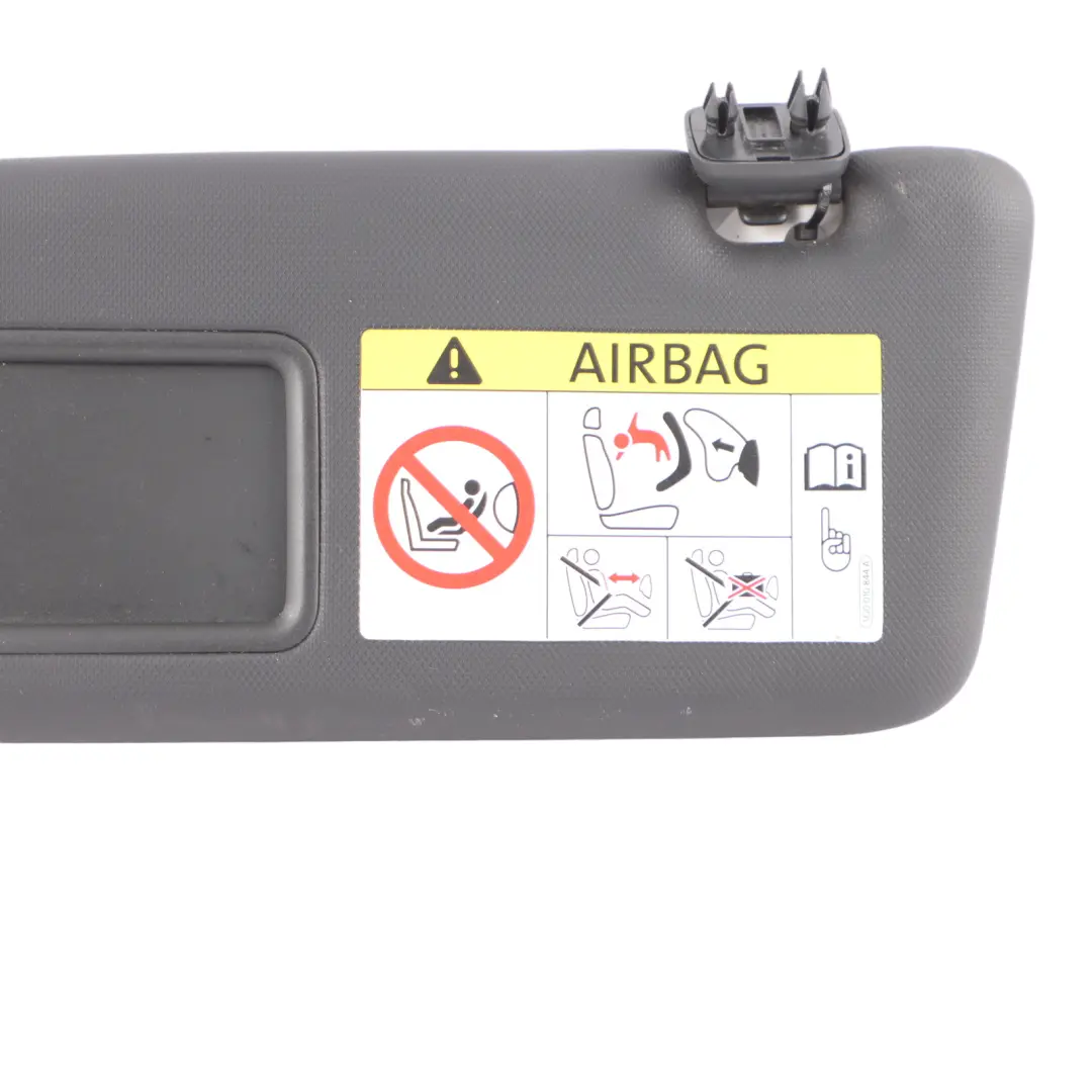 Sun Visor Left N/S Side Iluminated Mirror Black to Audi A3 S3 8V with Part number 8V2857551F Audi A3 S3 8V Sun Visor Left N/S Side Iluminated Mirror Black - SKU rhd-8V2857551F - Part number 8V2857551F