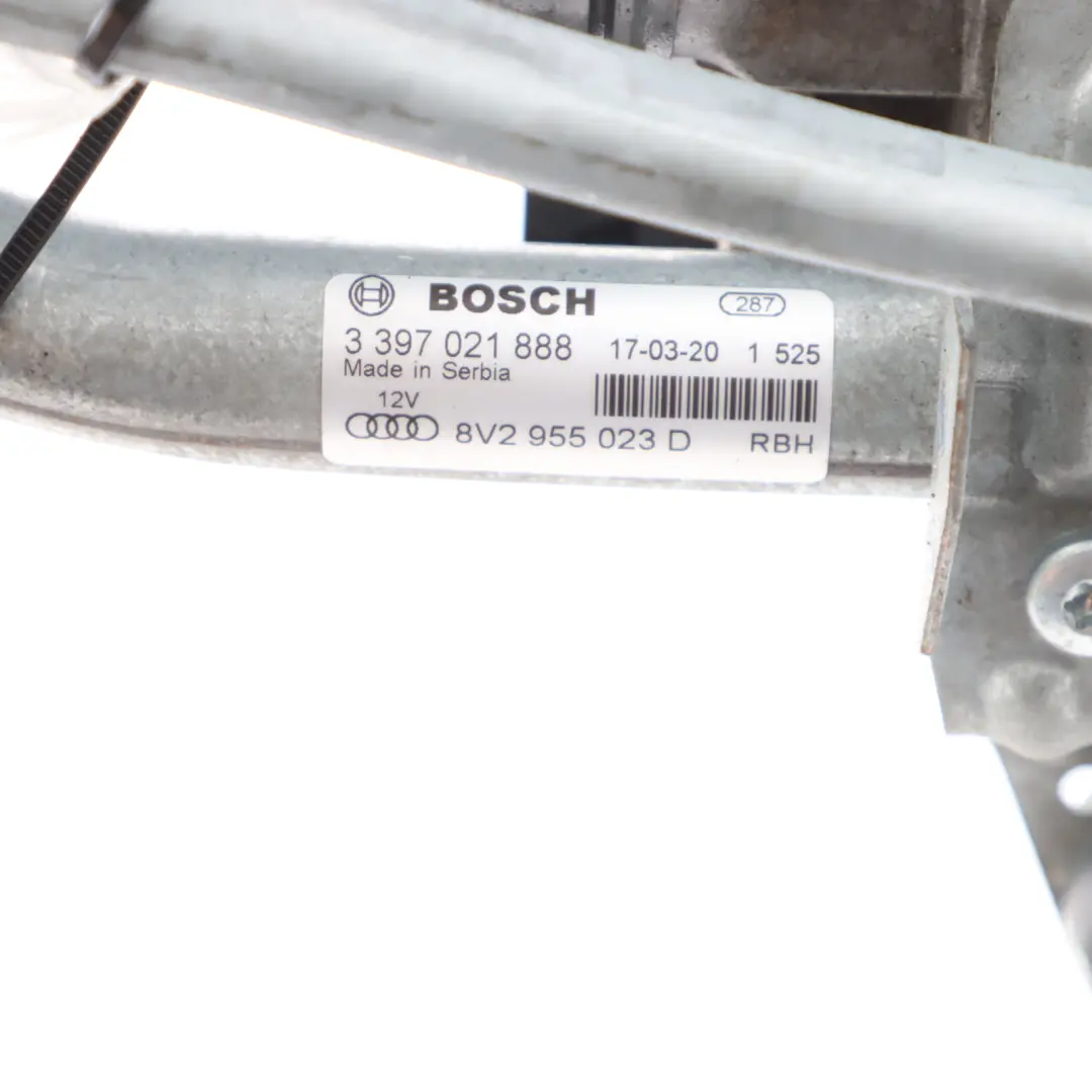Windscreen Wiper Linkage Motor System to Audi A3 8V with Part number 8V2955023D Audi A3 8V Windscreen Wiper Linkage Motor System - SKU rhd-8V2955023D - Part number 8V2955023D