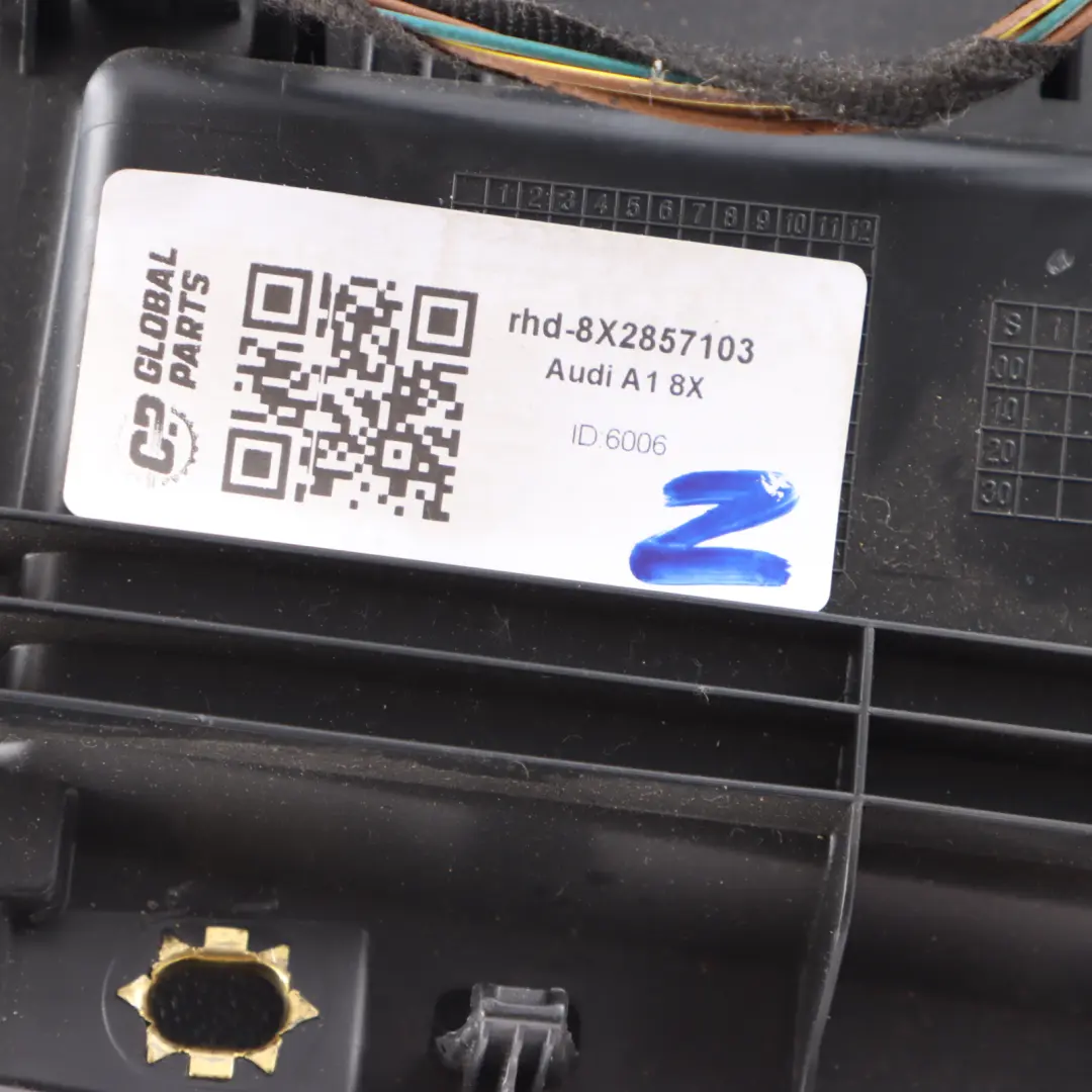 Glove Box Storage Compartment Glovebox Black to Audi A1 8X with Part number 8X2857103 Audi A1 8X Glove Box Storage Compartment Glovebox Black - SKU rhd-8X2857103 - Part number 8X2857103