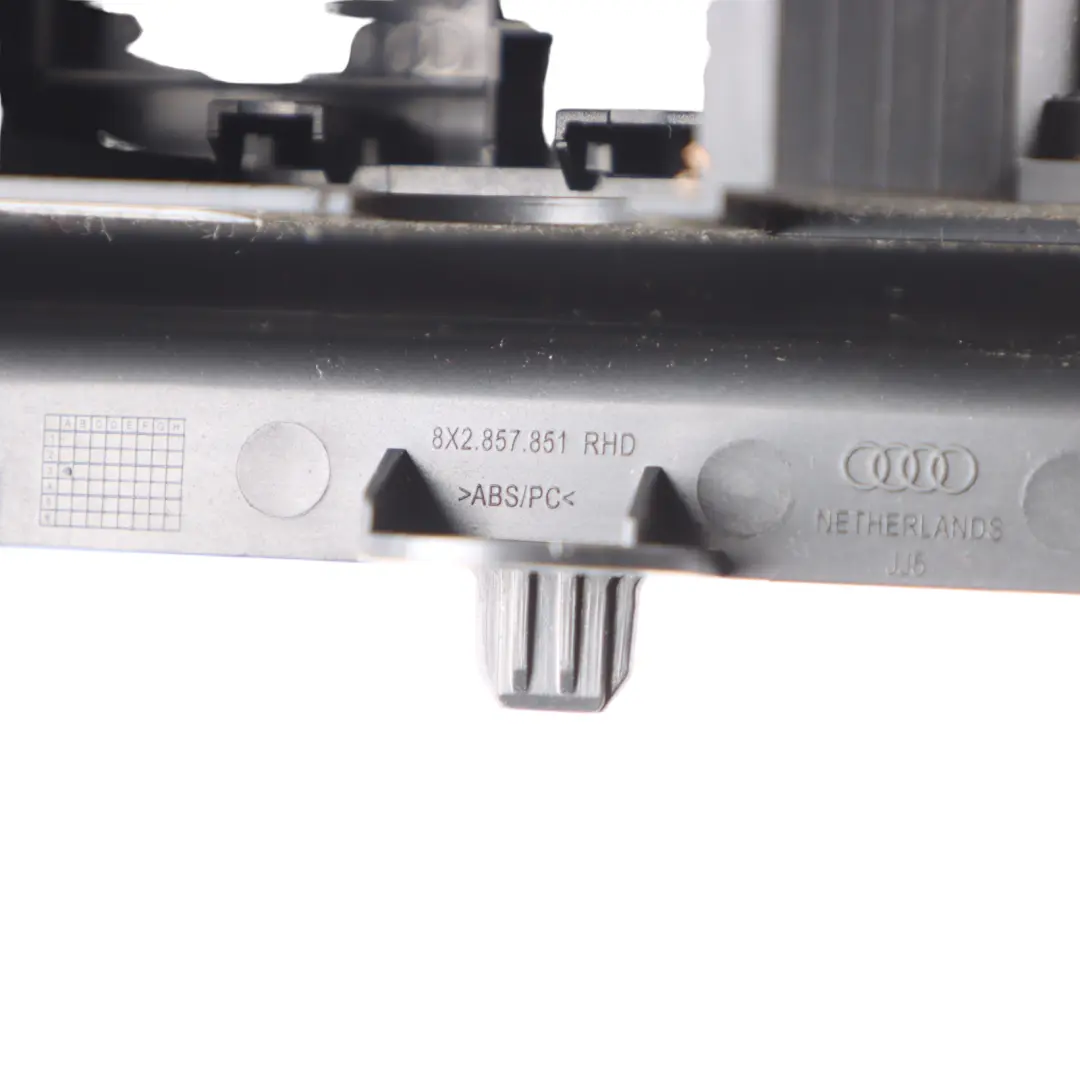 Sportback Switch Panel Frame Dashboard Trim Cover Black to Audi A1 8X with Part number 8X2857851 Audi A1 8X Sportback Switch Panel Frame Dashboard Trim Cover Black - SKU rhd-8X2857851 - Part number 8X2857851