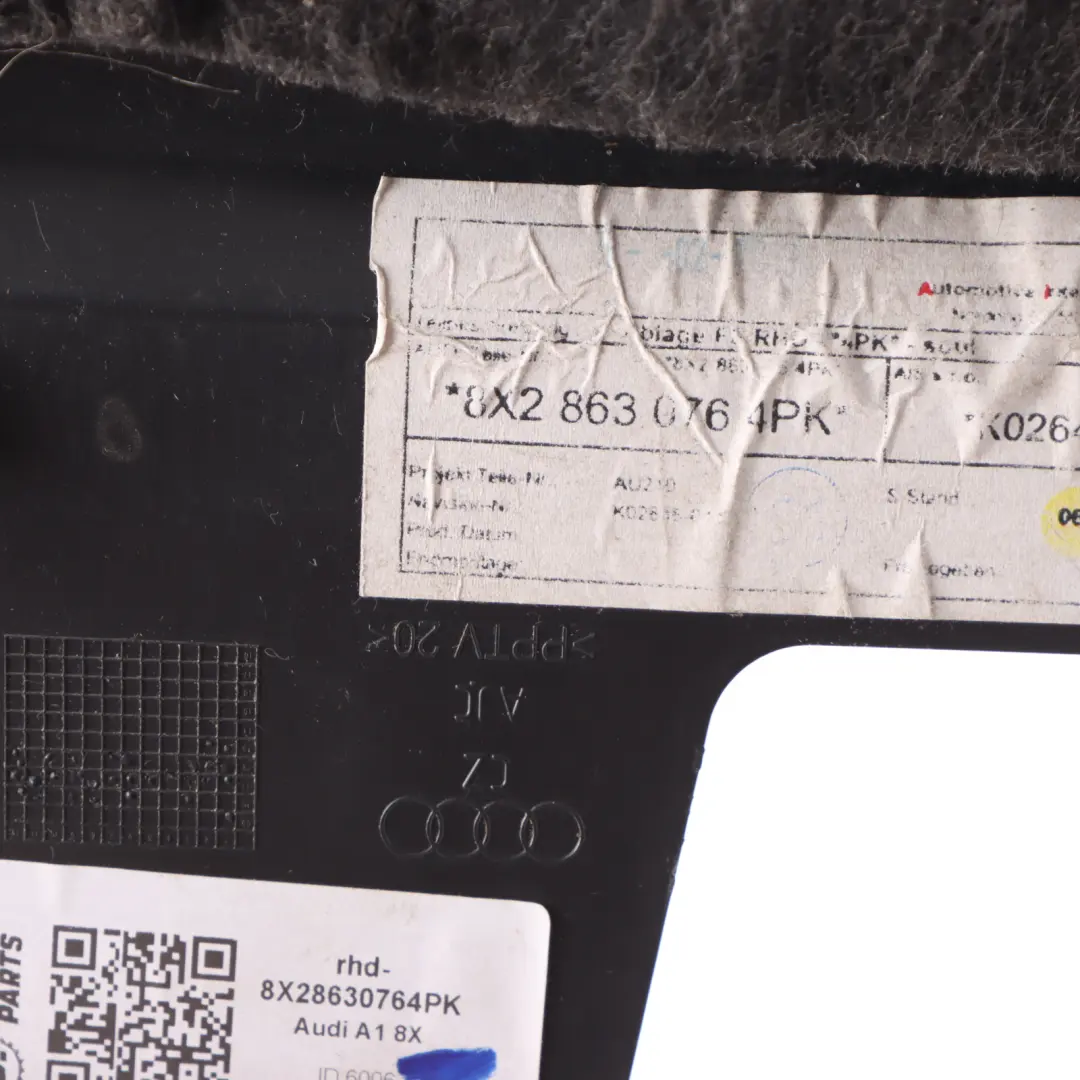 Audi A1 8X Dashboard Lower Steering Column Panel Right O/S Black - SKU rhd-8X28630764PK - Part number 8X28630764PK