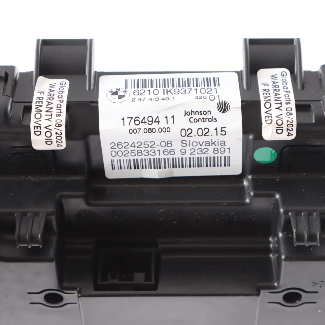 Instrument Cluster BMW F20 F21 Diesel Speedo Meter Clocks Automatic to with Part number 9232891 Instrument Cluster BMW F20 F21 Diesel Speedo Meter Clocks Automatic - SKU rhd-9232891-6 - Part number 9232891