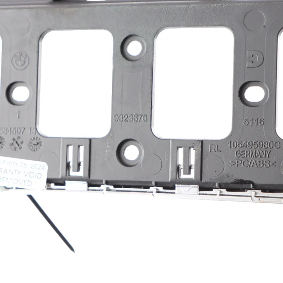 BMW F30 F31 LCI Front Cover Centre Console Cup Holders Surround Black - SKU rhd-9323676-2 - Part number 9323676