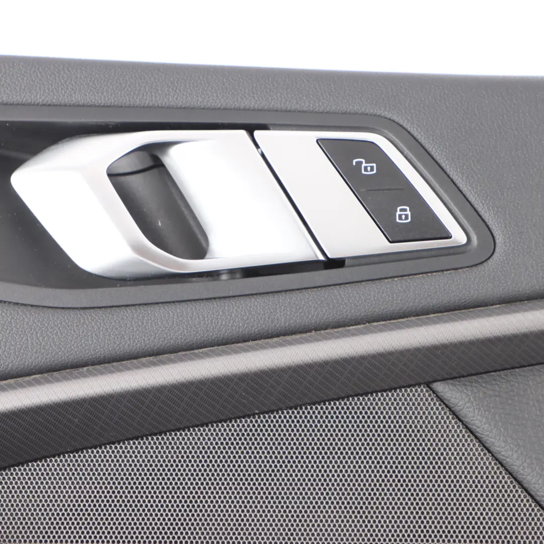 Door Card Front Right O/S Trim Cover Panelling Black to BMW F44 with Part number 9418292 BMW F44 Door Card Front Right O/S Trim Cover Panelling Black - SKU rhd-9418292 - Part number 9418292