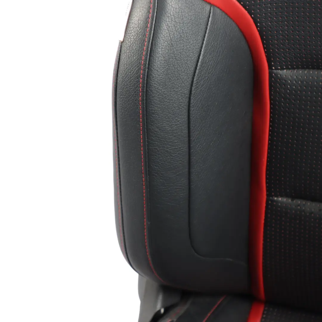  Front Seat Mercedes C117 W176 Left N/S AMG Leather Black Red Heated Memory - SKU rhd-A1769103802-5 - Part number A1769103802
