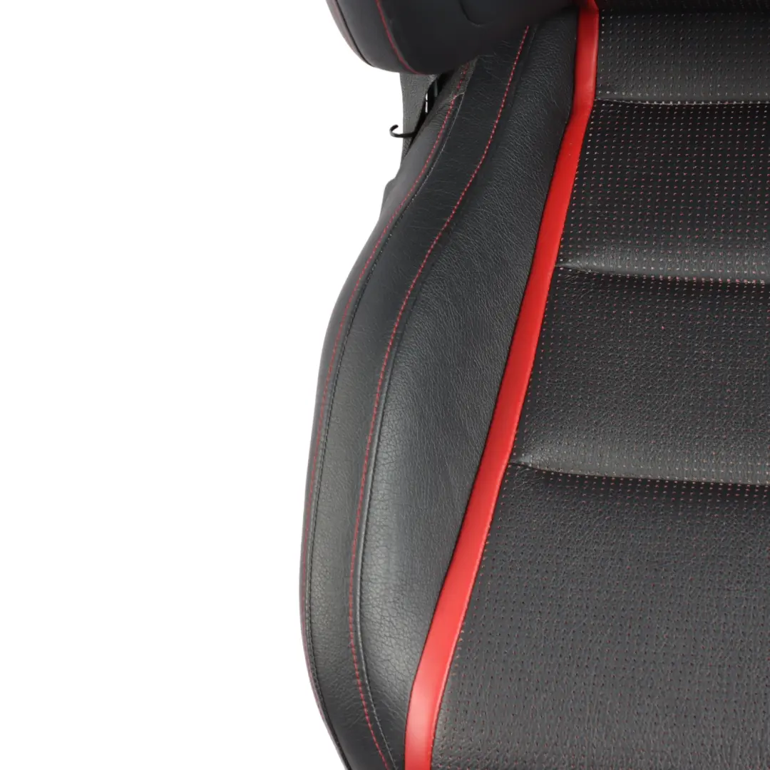  Front Seat Mercedes C117 W176 Left N/S AMG Leather Black Red Heated Memory - SKU rhd-A1769103802-5 - Part number A1769103802